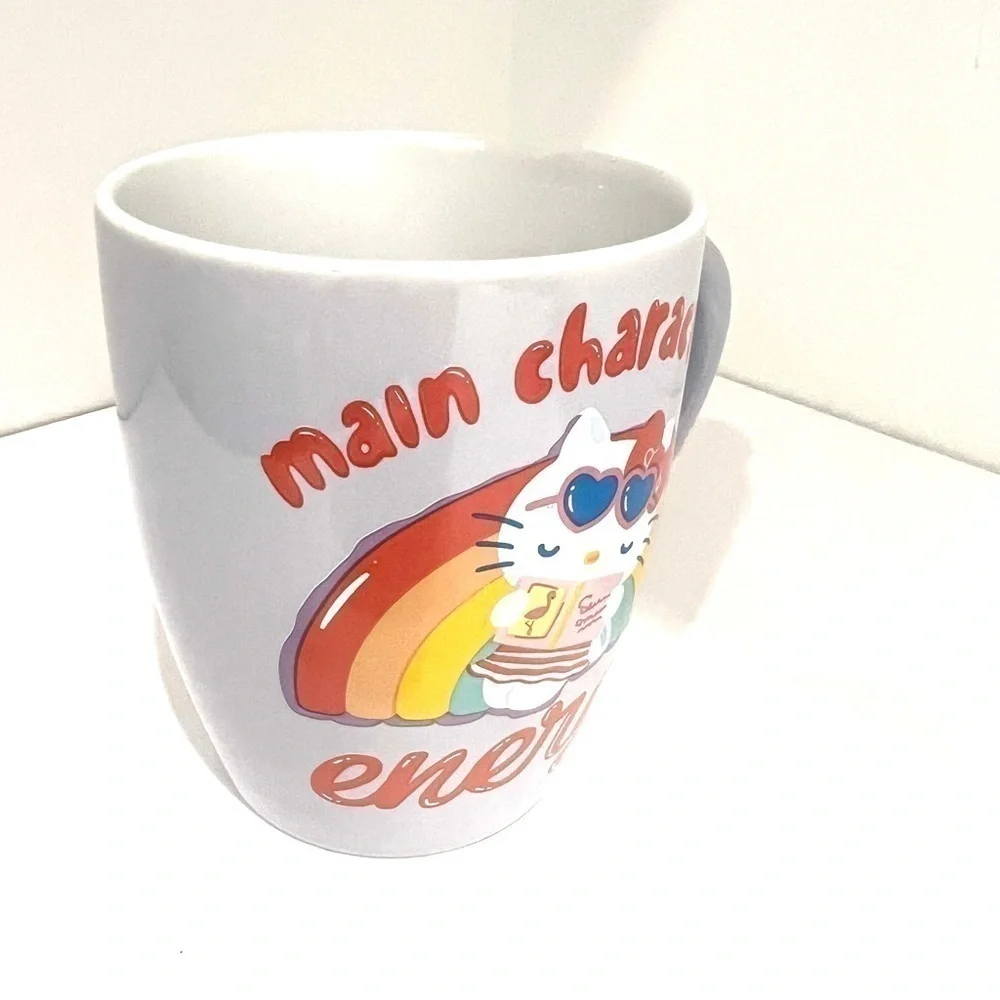 Hello Kitty by Sanrio 25 oz Main Character Energy Ceramic Mug New!